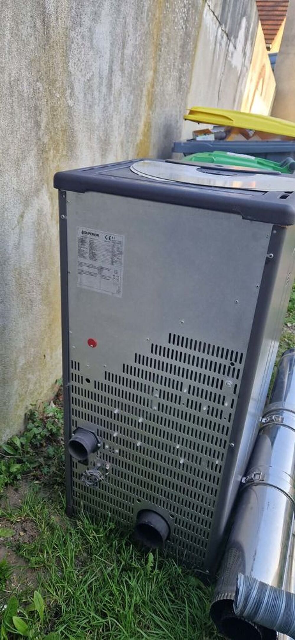 Po&ecirc;le &agrave; granul&eacute;s SUPERIOR (Piazzetta) 6kW + Tubage inox Bricolage