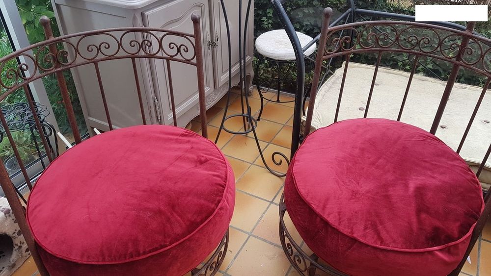 fauteuils fer forg&eacute; Maisons du monde Meubles