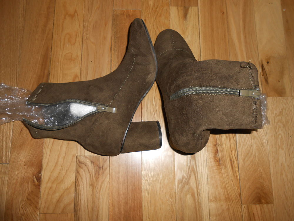 bottines daim velour Chaussures