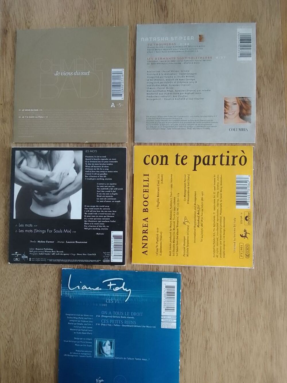 lot de CD 2 titres Audio et hifi