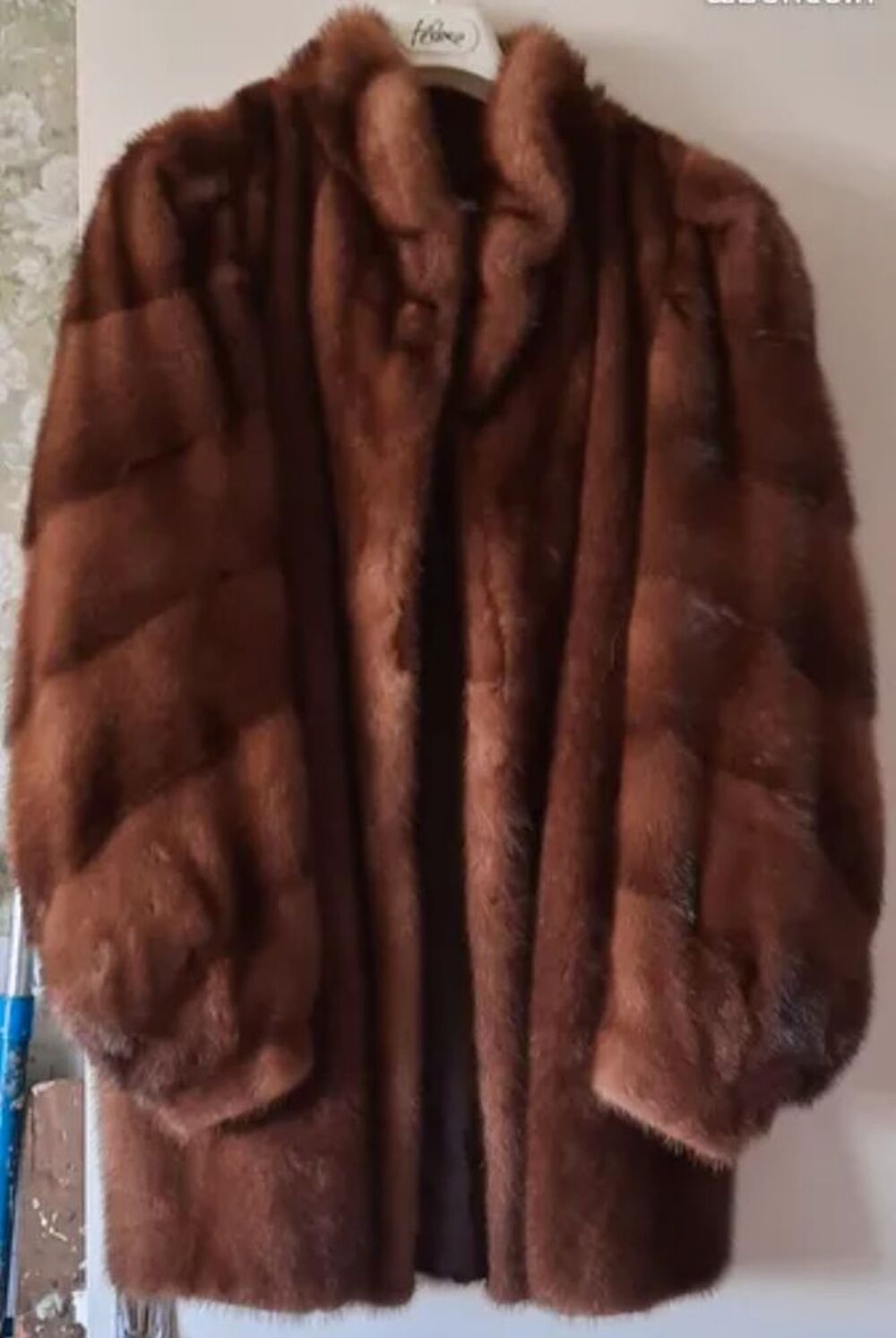 Manteau 3/4 Vison v&eacute;ritable Vêtements