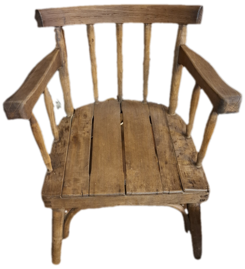 Fauteuil bas bois tourn� style Thonet 130 Cavillargues (30)