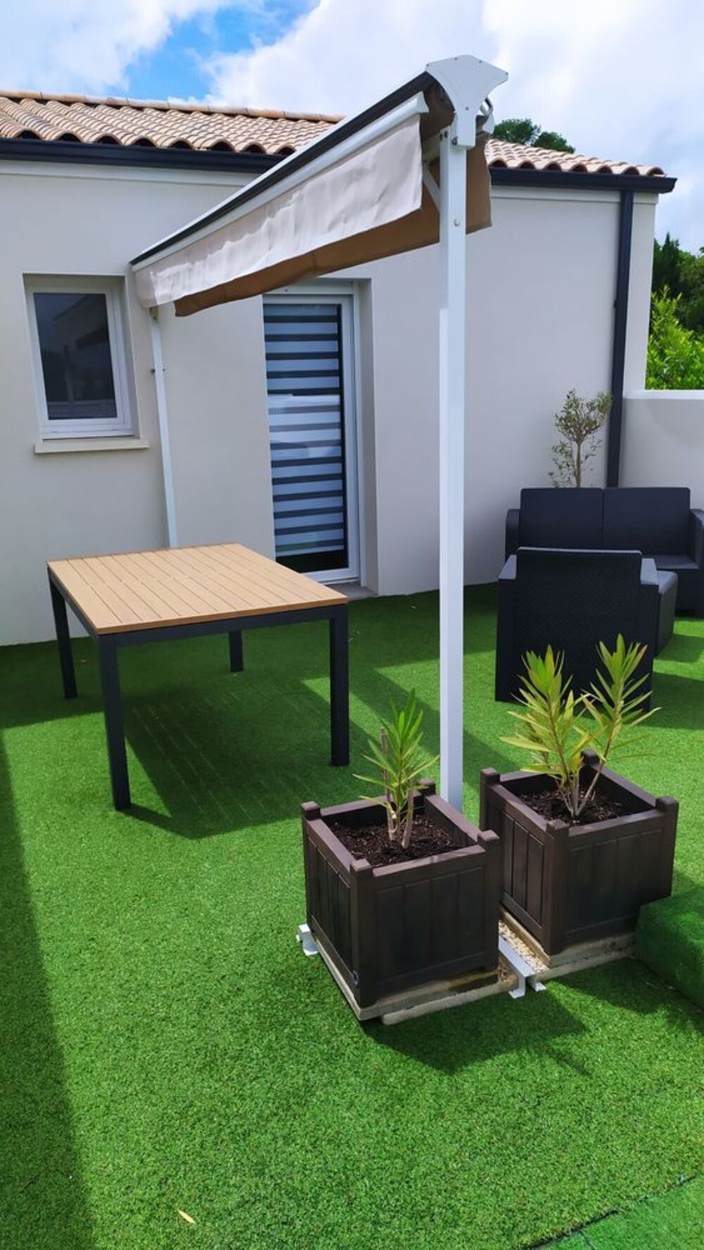 STORE DOUBLE PENTE Jardin
