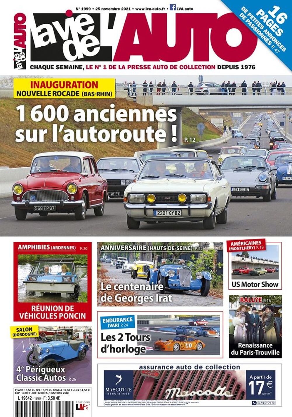 35 magazines La Vie de l'Auto Livres et BD