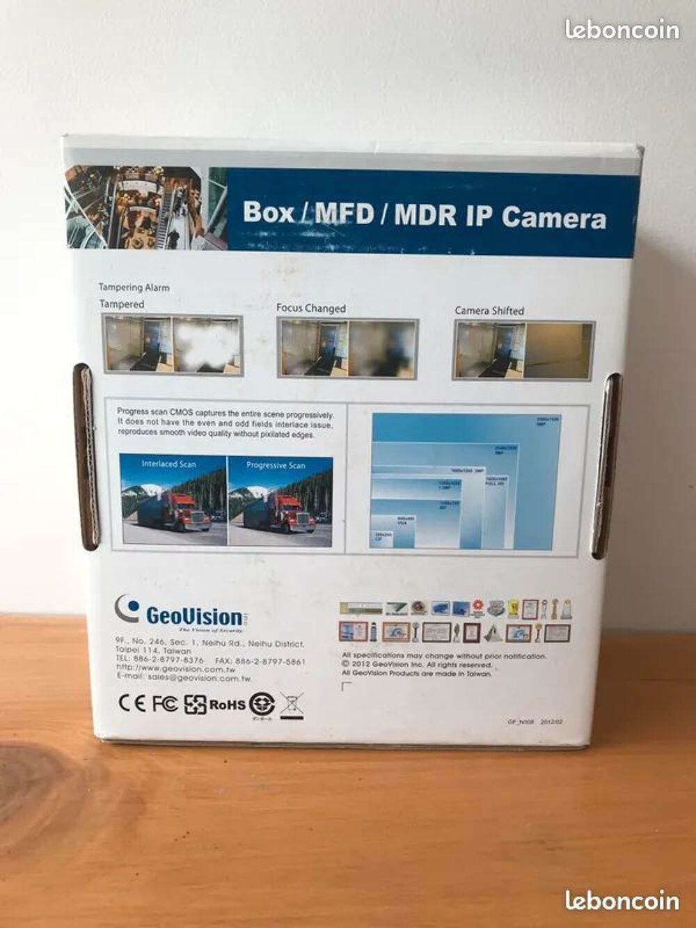 Camera D&ocirc;me Geovision GV-MFD120 Neuve
Photos/Video/TV