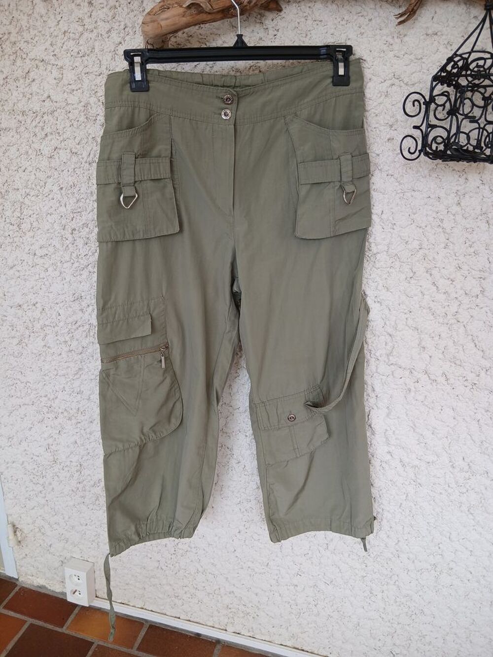 pantalon vert kaki genre baroudeur V�tements