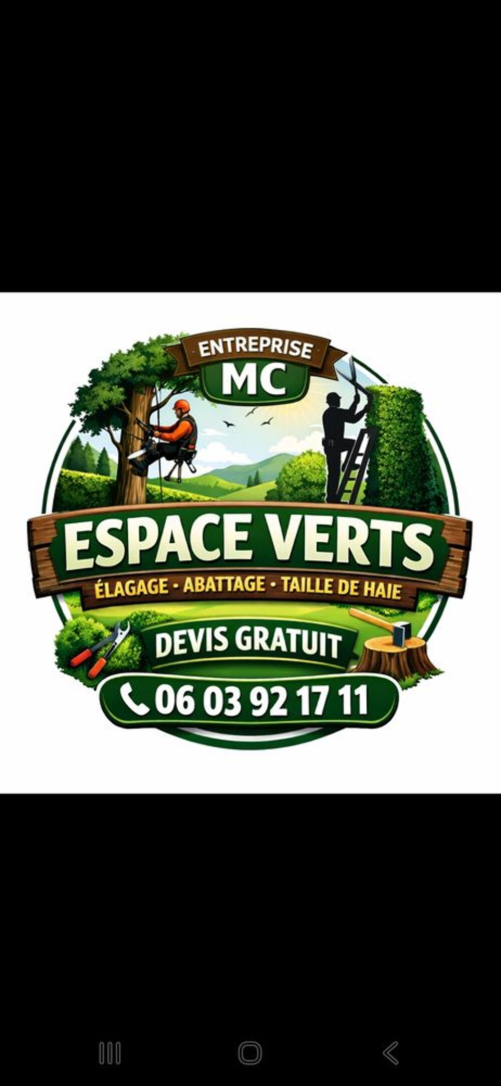   Entretien espace verts 