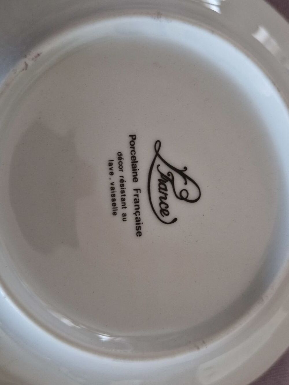 service &agrave; th&eacute; en porcelaine de Limoges &eacute;tat neuf Décoration