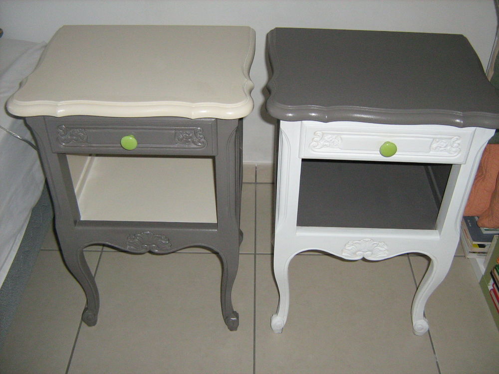 2 chevets relook&eacute;s Meubles