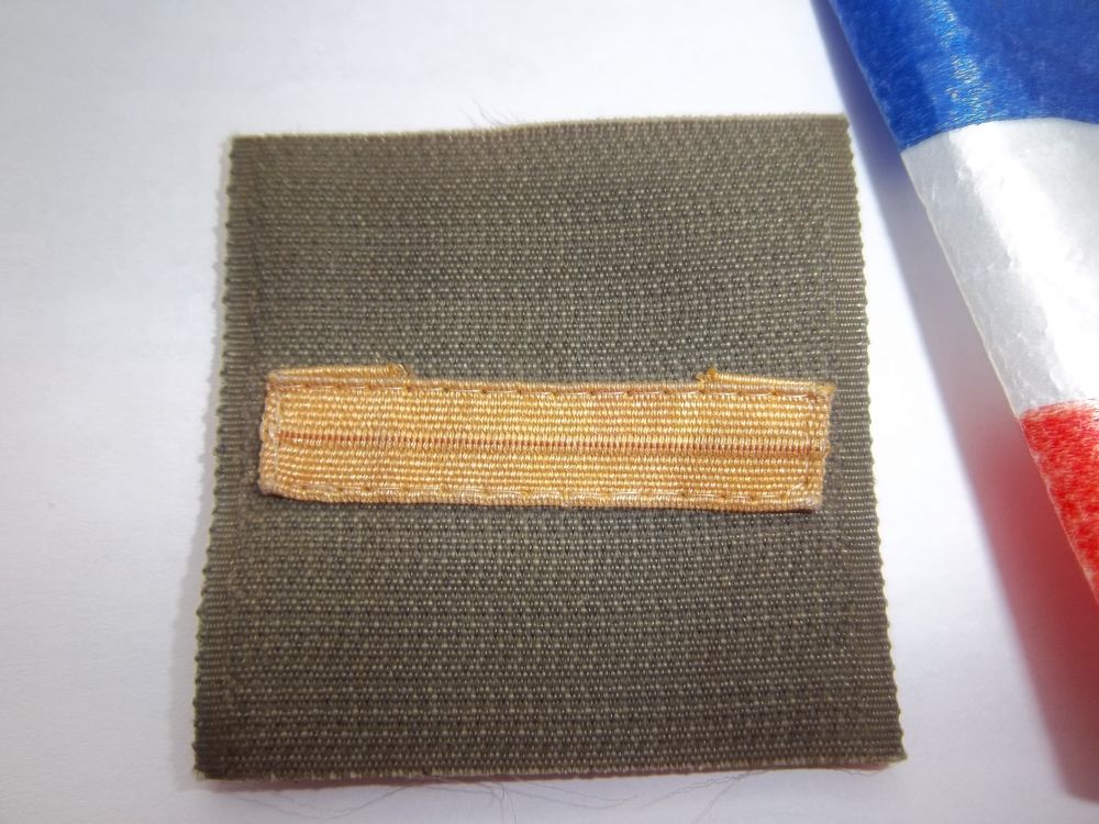 Galon / grade de poitrine velcro adjudant chef insigne 