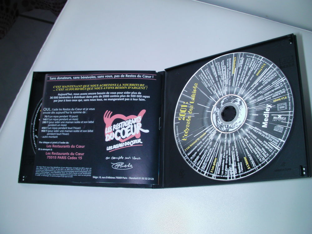 CD L'ODYSSEE DES ENFOIRES - 2001 CD et vinyles