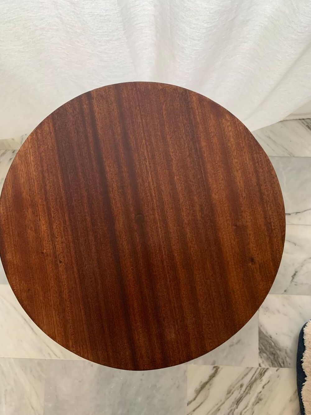 Jolie table basse bois et fer forg&eacute; Décoration