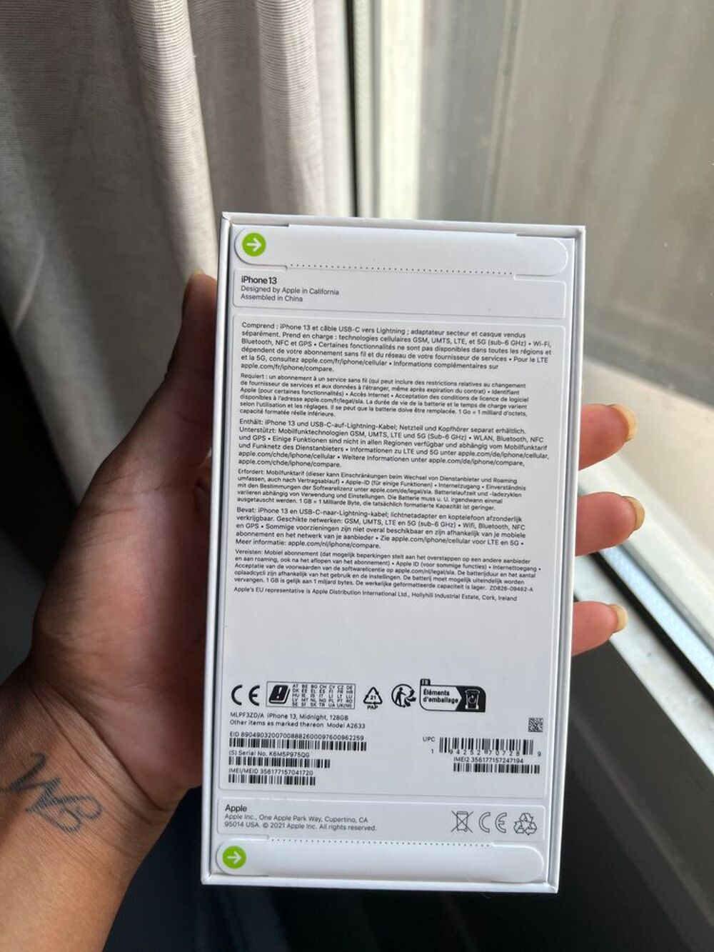IPHONE 13 128g NOIR Téléphones et tablettes