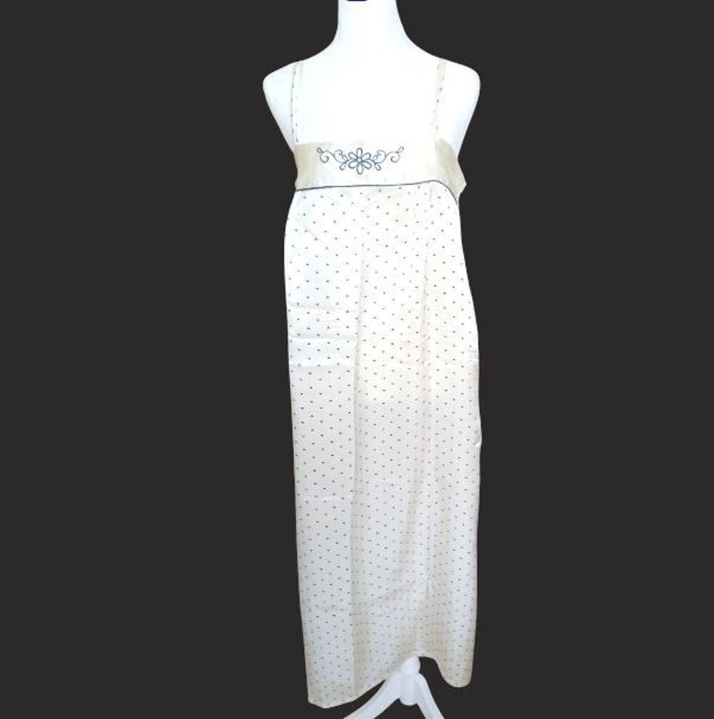 Chemise de nuit femme a bretelle - Taille 42/44 - 100% polye Vêtements