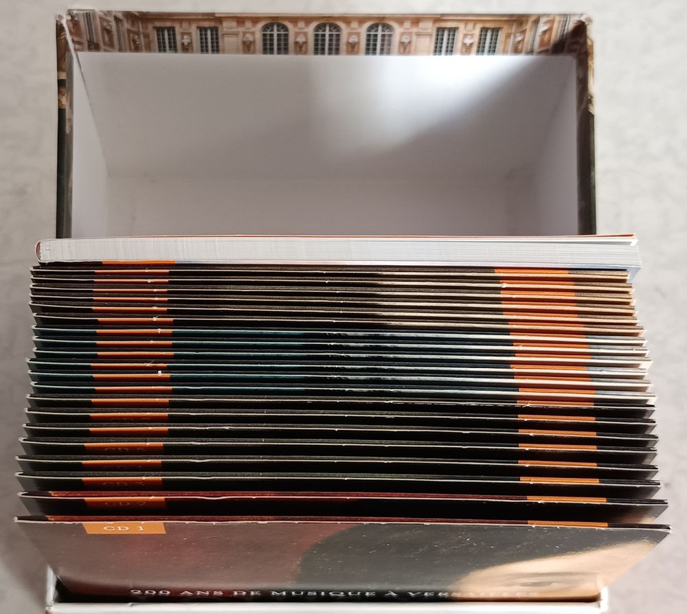 200 ans de musique &agrave; Versailles Coffret 20 CD Box Lully Rame CD et vinyles