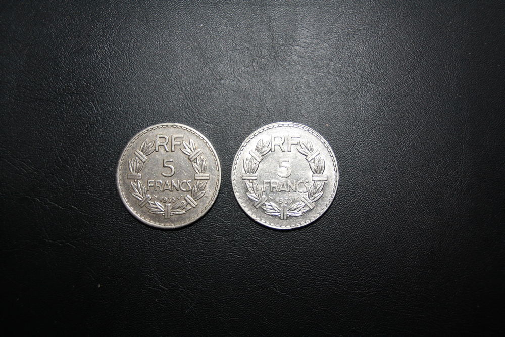 Pi&egrave;ces de monnaies de 5 Francs 