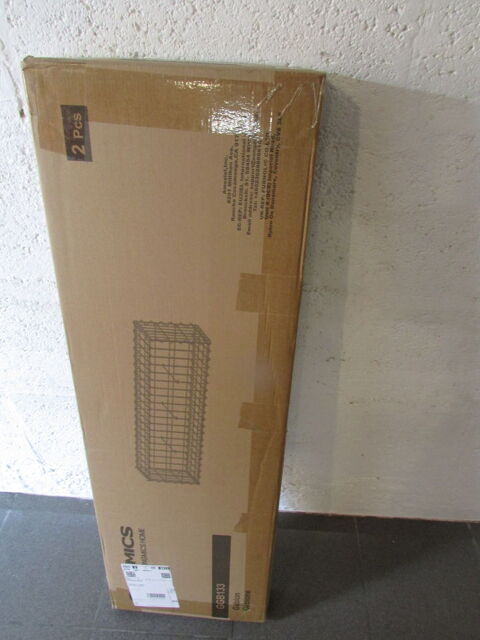 Lot de 6 Gabions pour Pierre, 100x30x30cm 100 Luceau (72)