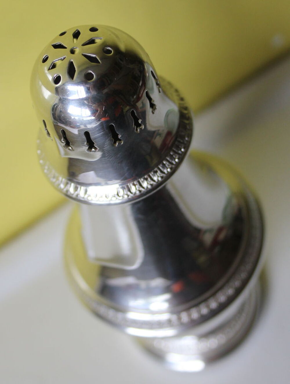 sucrier saupoudreuse m&eacute;tal argent&eacute; Cuisine