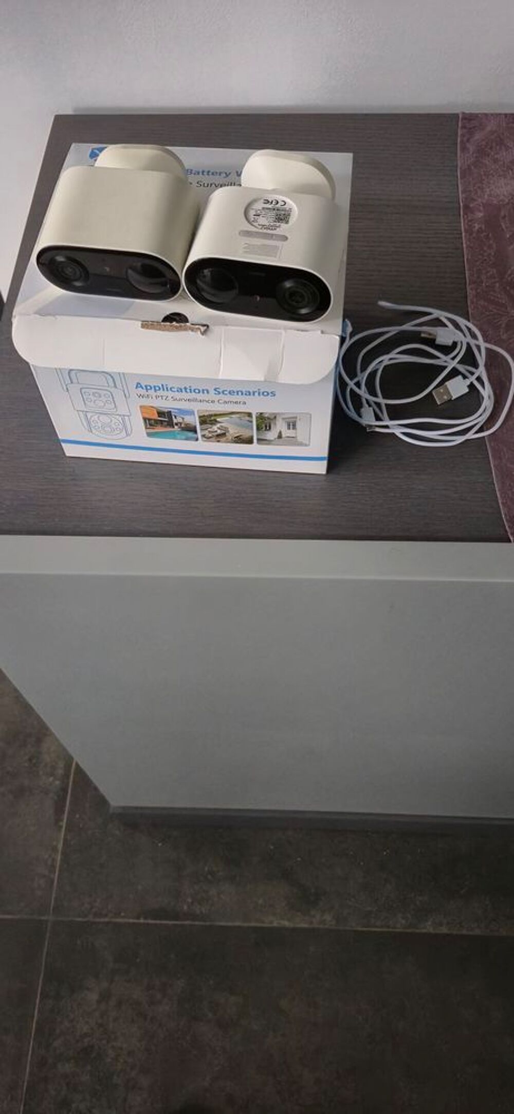 Deux cam&eacute;ras de surveillance 
De marque IMOU Audio et hifi