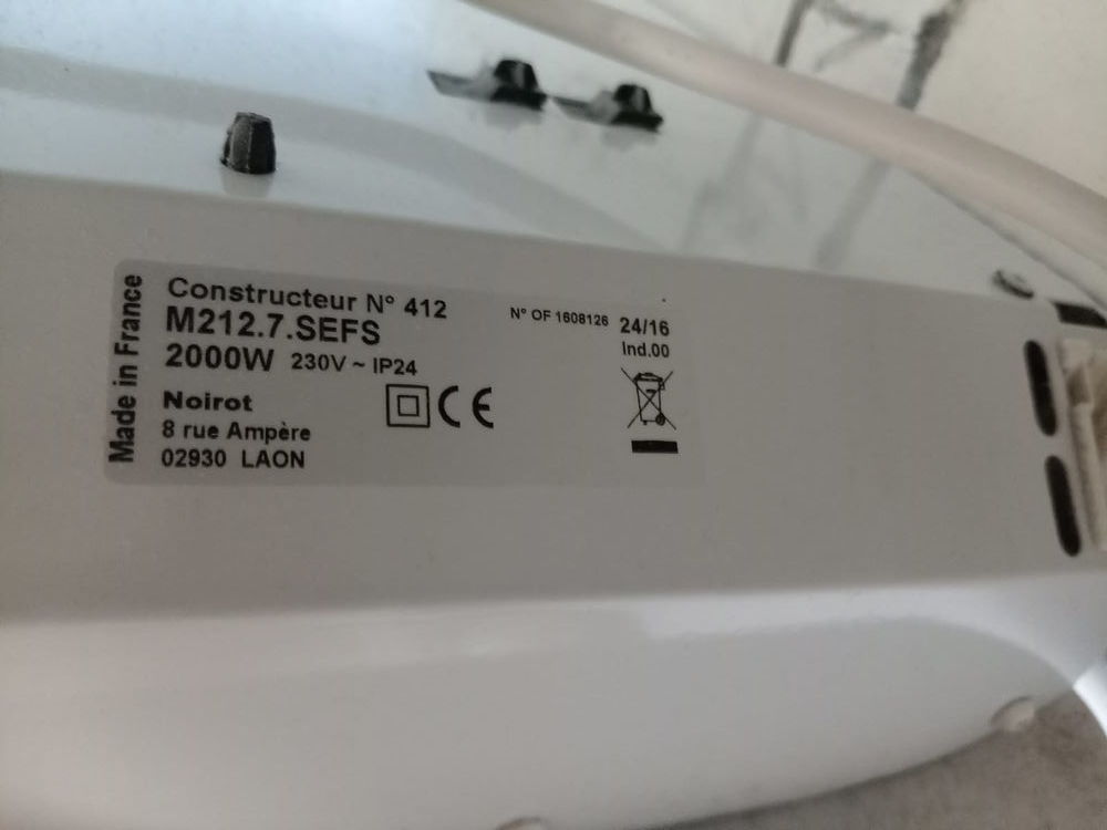 Radiateur &eacute;lectrique "&nbsp; Noirot Douchka Ecocontrol&nbsp;" Bricolage