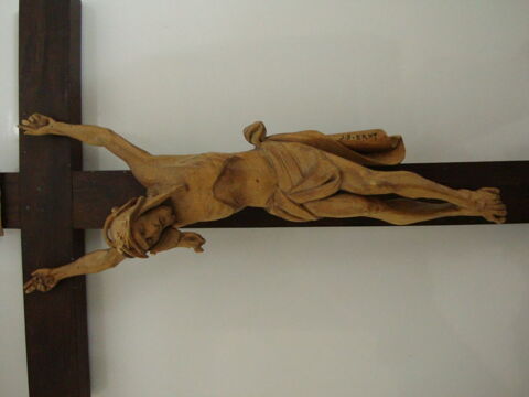 Crucifix ancien,J-B, ERNY  ,objet ancien religieux. 20 Is-sur-Tille (21)