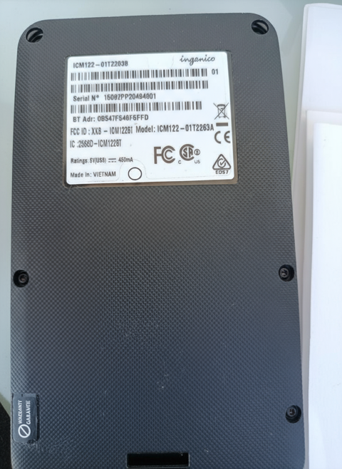 Terminal de paiement Ingenico ICMP Bluetooth ? Complet 180 Nice (06)