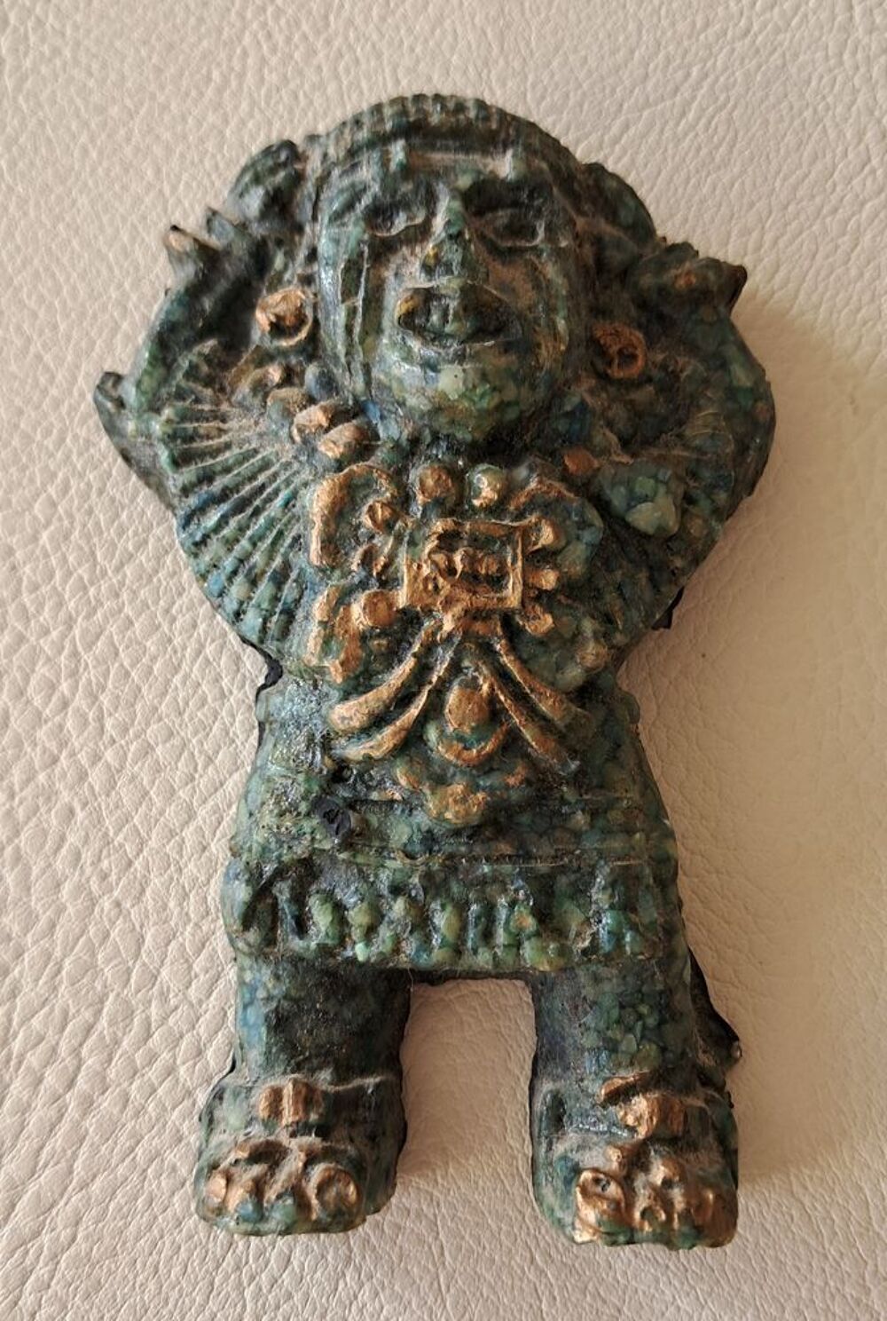 Statue figurine de la divinit&eacute; azt&egrave;que xipe totec Décoration