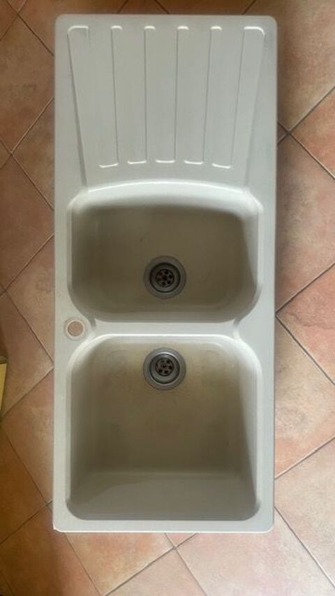 �vier de cuisine double vasque en r�sine Roquefort-les-Pins (06)