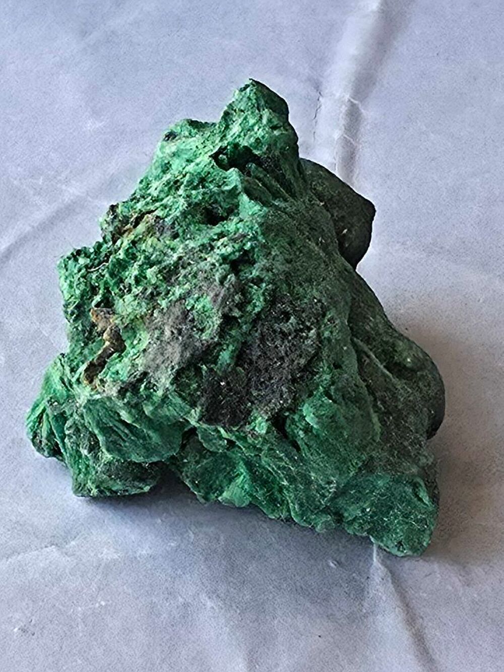 Pierre Naturelle Malachite Stalactite Fibreuse Katanga RDC 58g Collection 