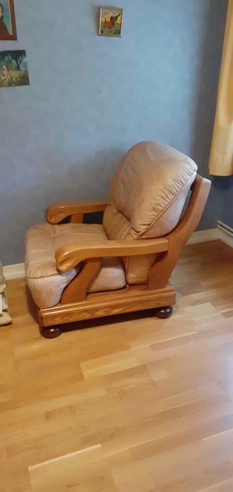 Canap� cuir massif et ses deux fauteuils
350 � 350 Montcornet (02)