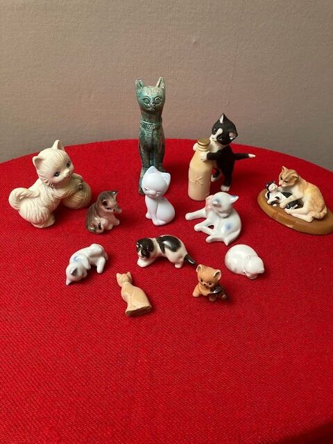 Figurines chats 15 pièces 18 Renty (62)