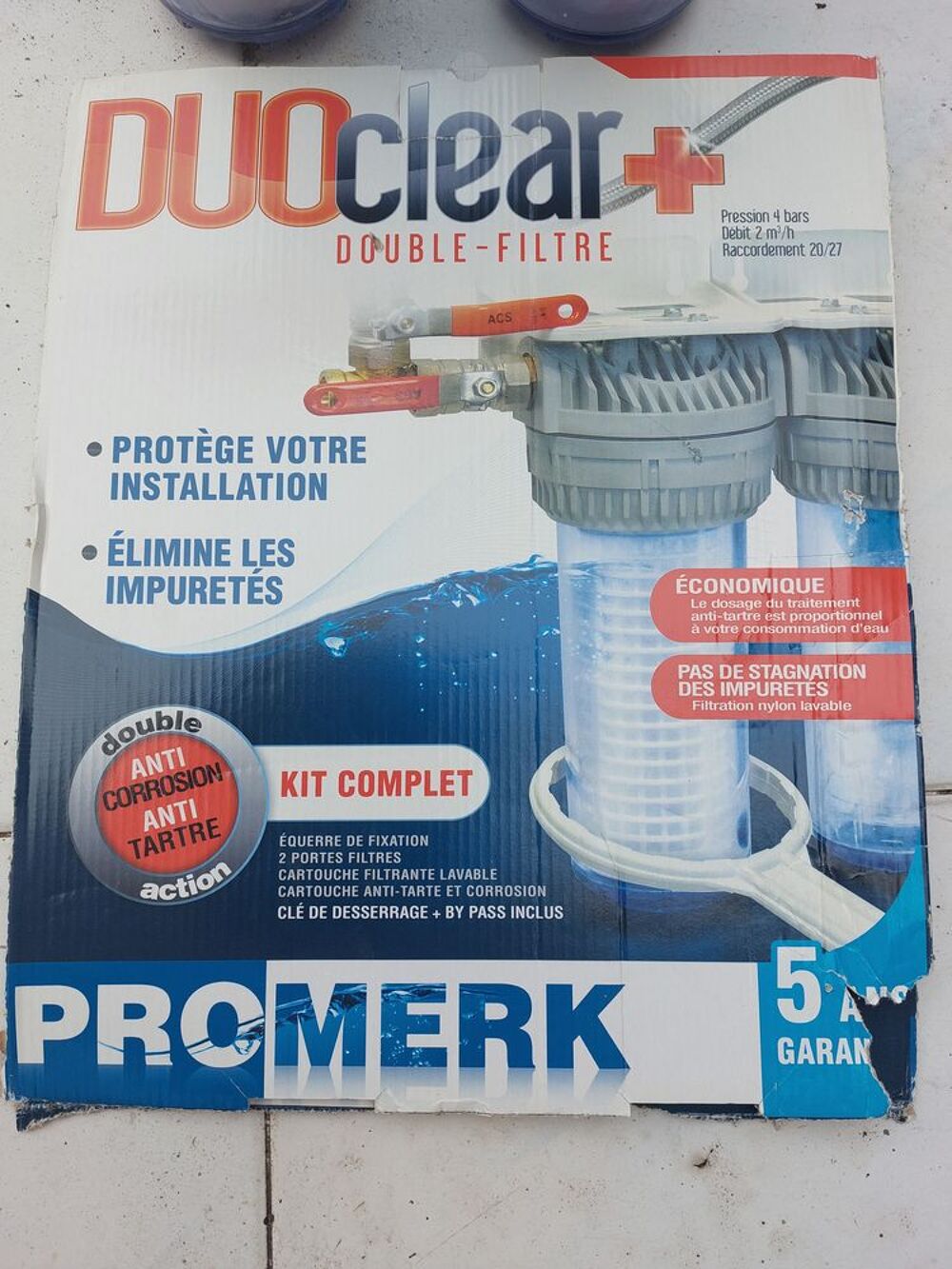 Station double anti-tartre "Duoclear+" Bricolage