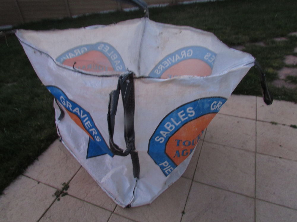 Grand sac pour d&eacute;chets vert Jardin