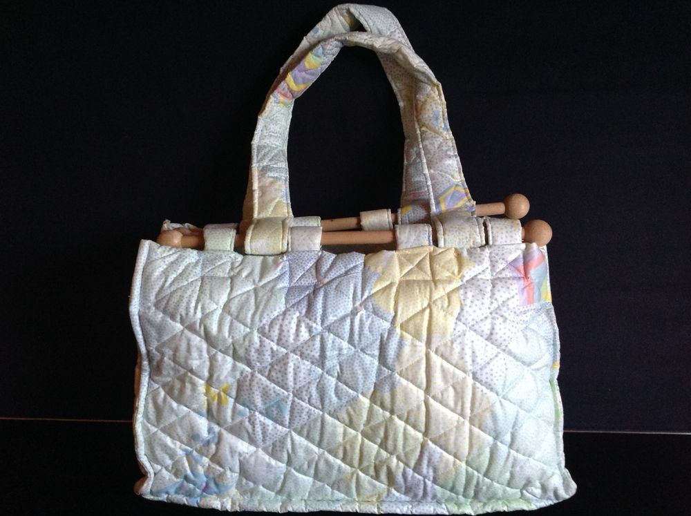 GRAND SAC CABAS EN TISSU EPAIS ETAT NEUF Maroquinerie