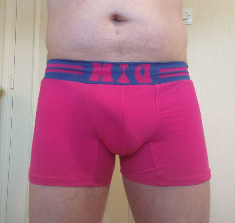 Boxer rouge DIM taille M + perso 12 Bourg-Blanc (29)