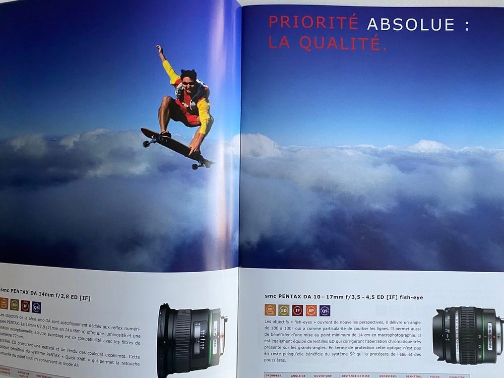 PENTAX OBJECTIFS ET ACCESSOIRES _ Brochure _ 2008 Livres et BD
