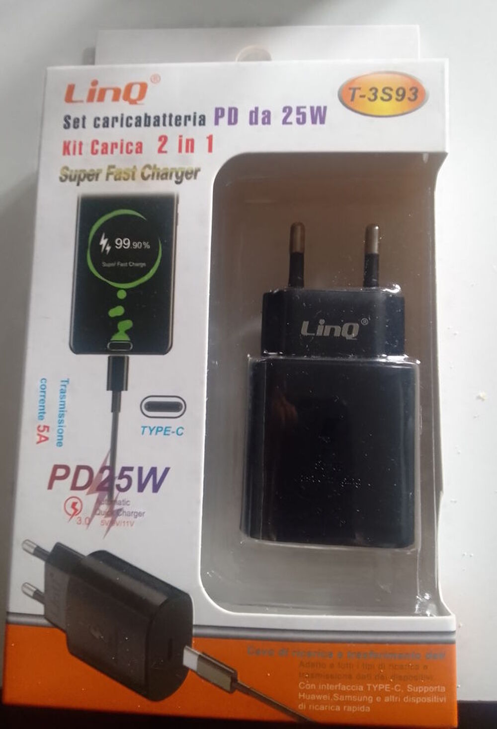 Super Fast Charger Type-C Téléphones et tablettes