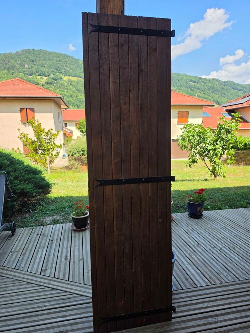 Volets bois 120cm Bricolage