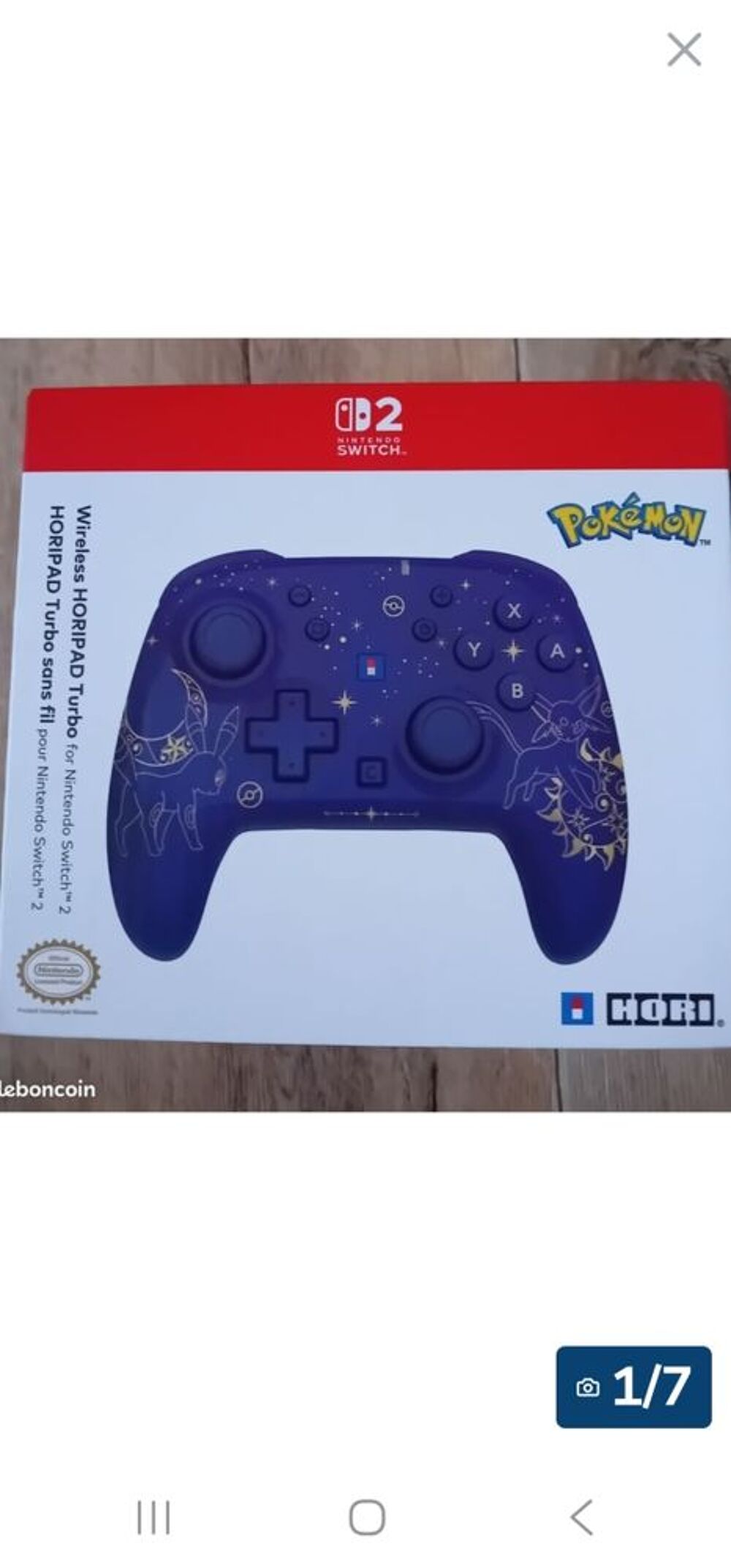 MANETTE SWITCH 2 POCHETTE-HORI POK&Eacute;MON NEUF Matériel informatique