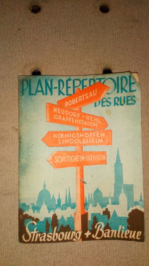 ANCIEN PLAN DE RUE STRASBOURG 0 Battrans (70)