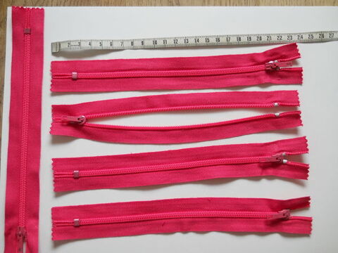 Fermetures 20 cm  ROSE VIF  4 Semoy (45)