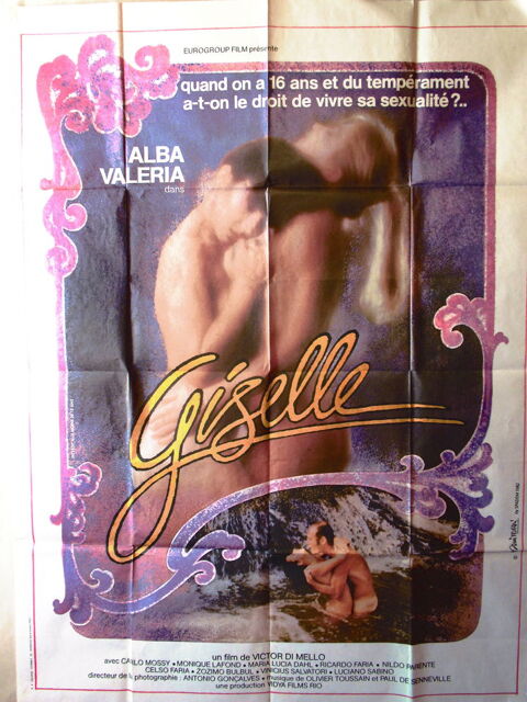 Affiche de cin�ma originale �rotique  GISELE 
22 Curtafond (01)
