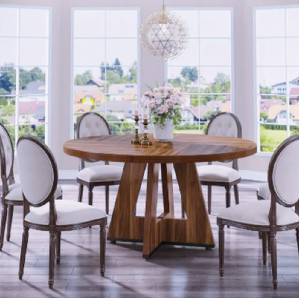  Table ronde en bois massif ? esprit convivial et design g&eacute;o Meubles