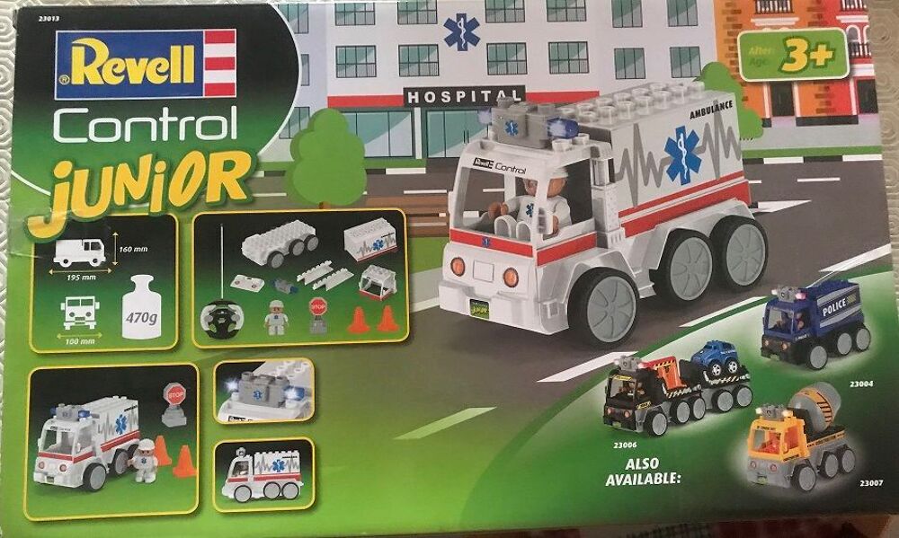 Revell Junior Kit- RC Junior Ambulance radiocommand&eacute;e 
Jeux / jouets