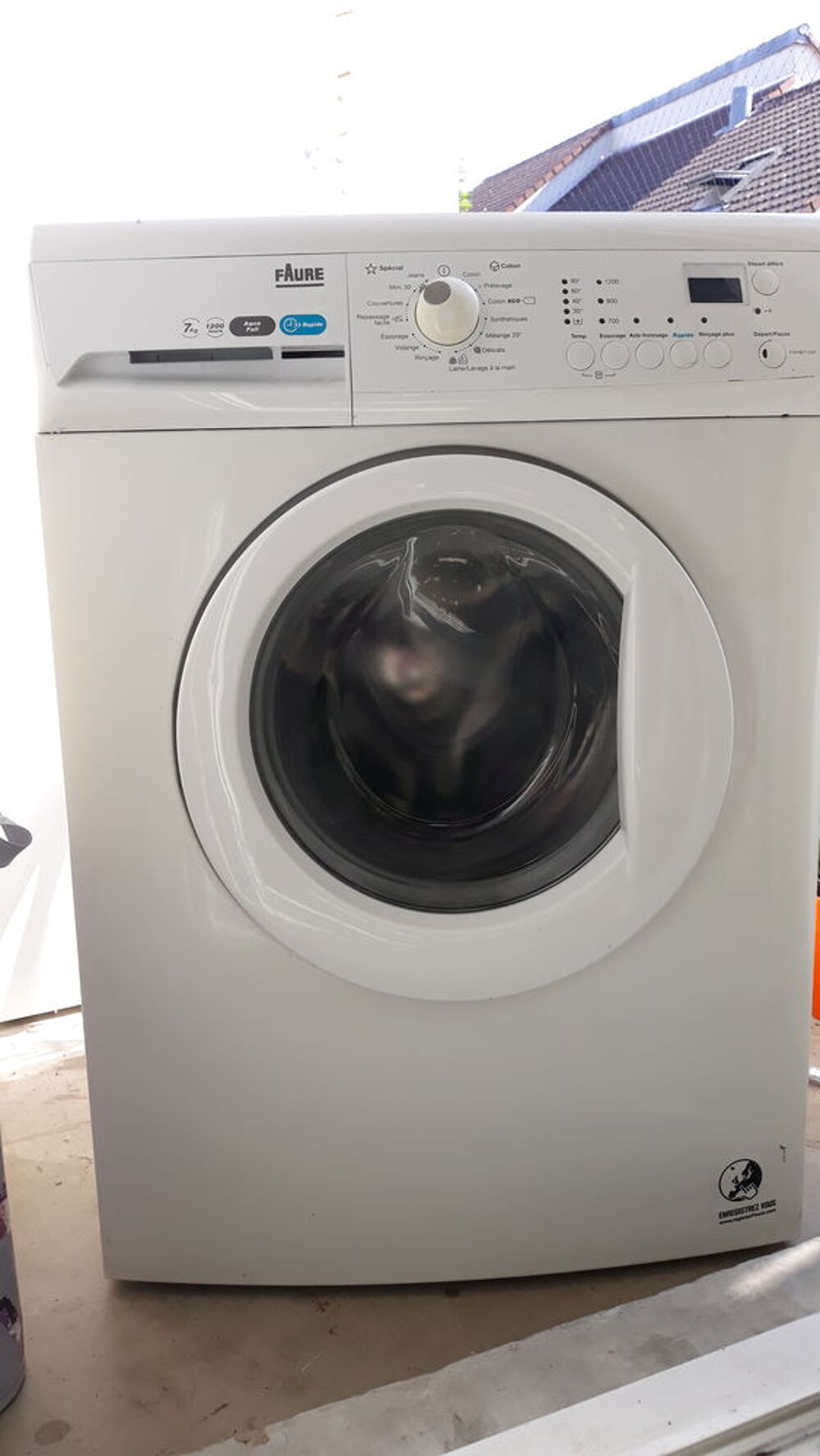 Machine &agrave; laver Faure 7kg Electroménager