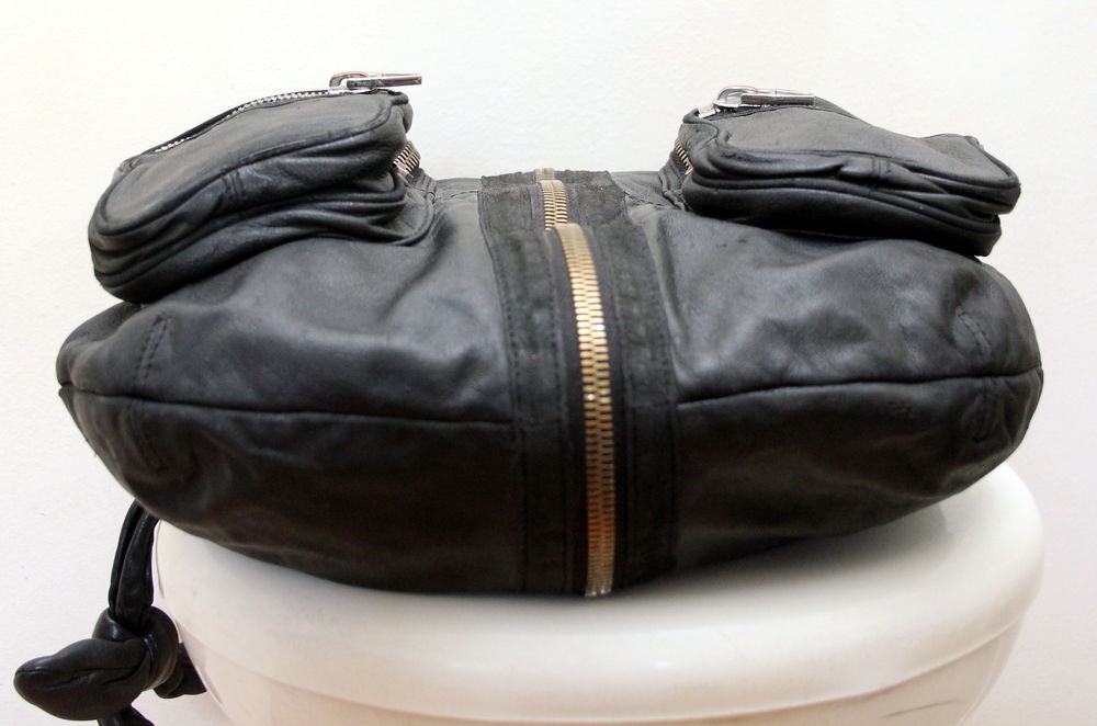 Sac cuir noir ALEXANDER WANG Maroquinerie