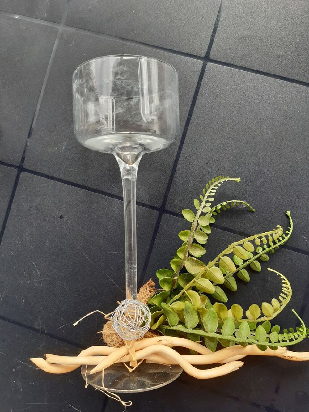 Verre Kir Royal + Grav&eacute; + divers... Décoration