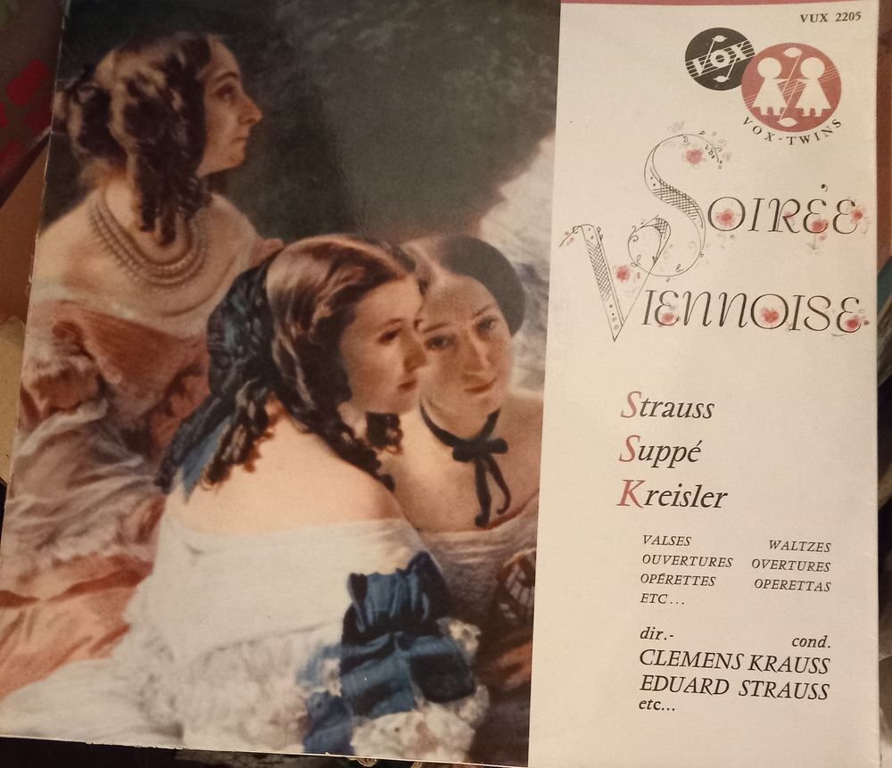 JOHANN STRAUSS / 2 X DISQUES VYNIL 33 TOURS / SOIREE VIENNOI CD et vinyles