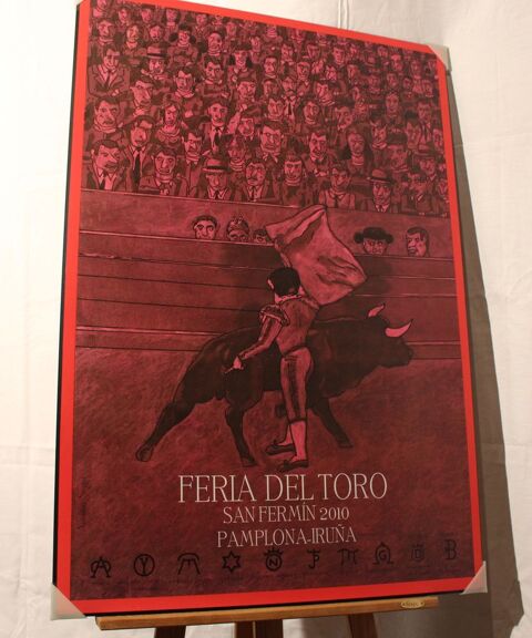 PAYS-BASQUE  : PAMPELUNE FERIA DEL TORO  2010    . 80 Anglet (64)