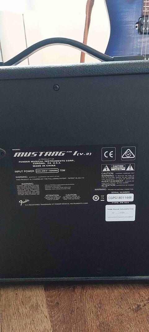 Ampli guitare Fender Mustang 1 0 Morancez (28)